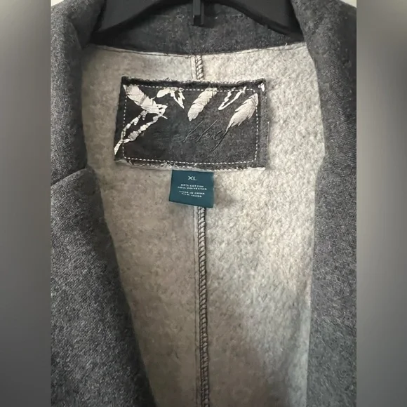 NWT Beautiful Womens Sebby cotton charcoal Peacoat jacket. - Picture 6 of 10